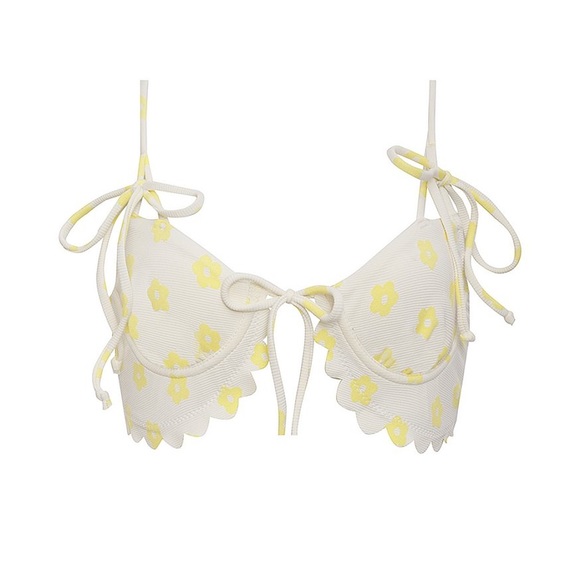 NWT For Love and Lemons x Victorias Secret Floral Dana Swim Top & Bottom - XS - Picture 4 of 7